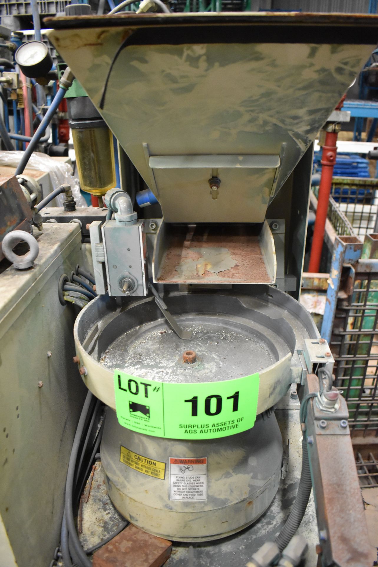 LOT/ (5) MFG. UNKNOWN VIBRATORY BOWL FEEDER/INSERTION MACHINES (CI) - Image 3 of 6