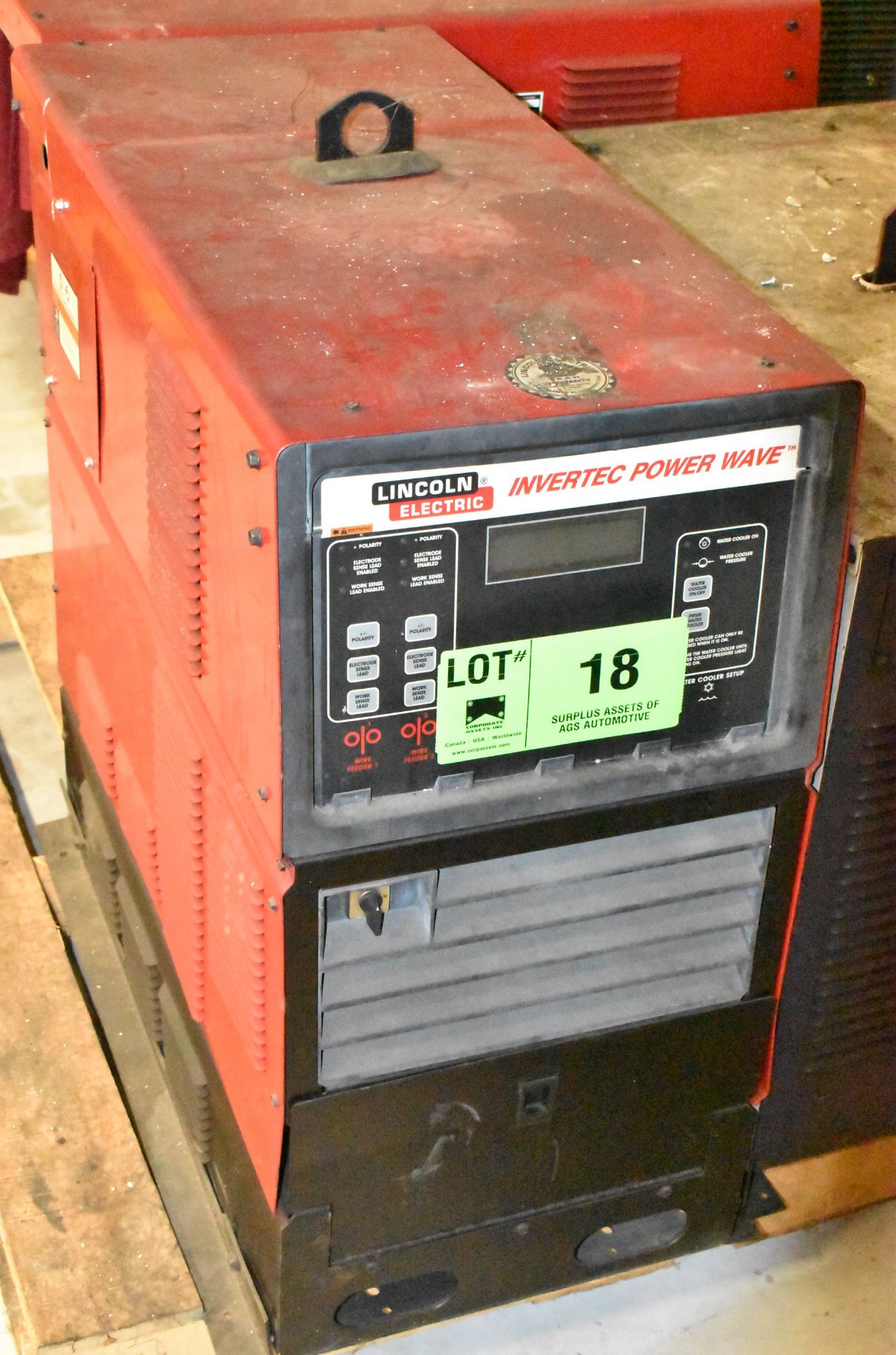 LINCOLN ELECTRIC INVERTEC POWER WAVE DIGITAL WELDING POWER SOURCE, S/N: U1961102823