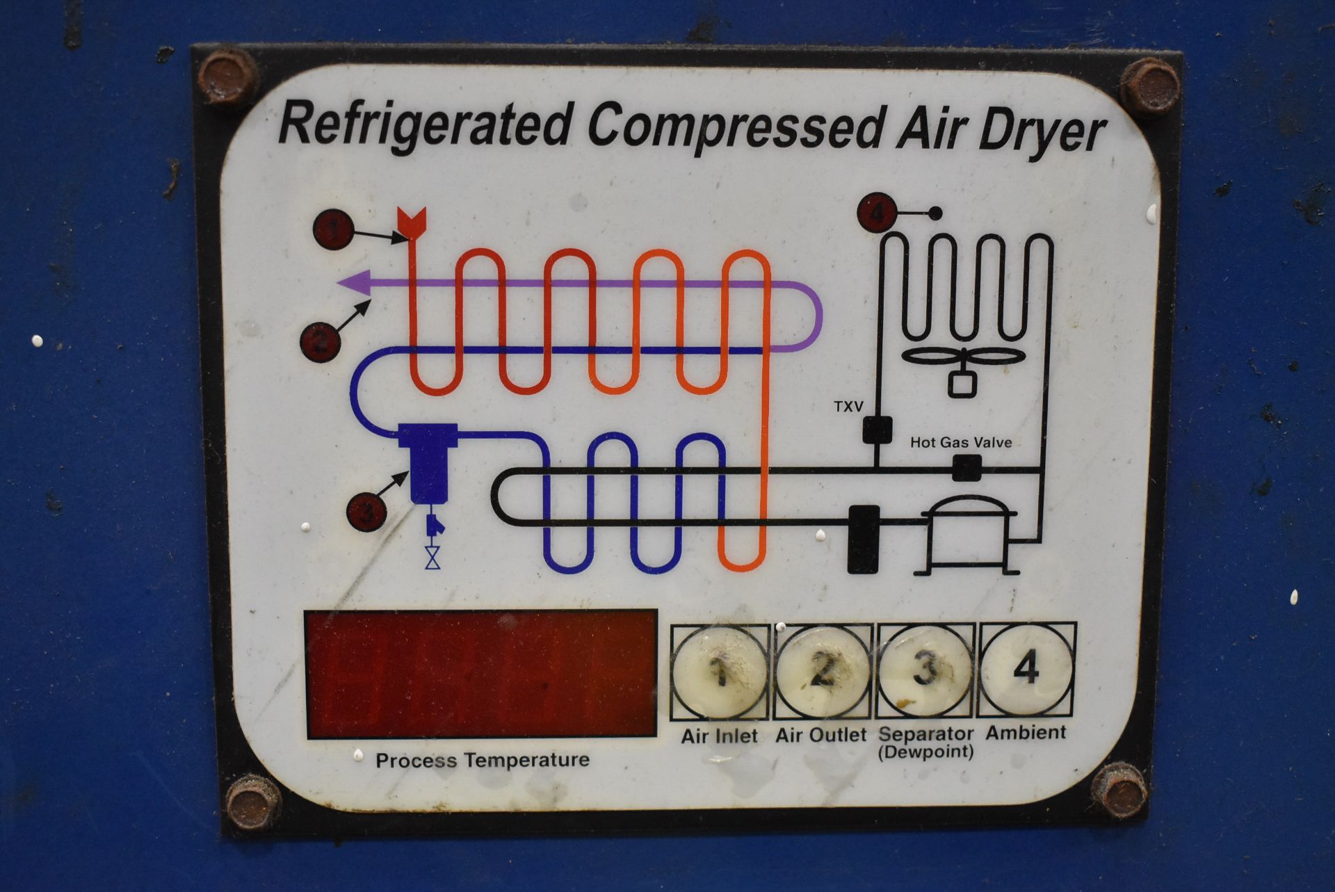 GREAT LAKES AIR (2008) GRF-1000A-536 REFRIGERATED AIR DRYER, S/N: 33223 (CI) - Image 2 of 4