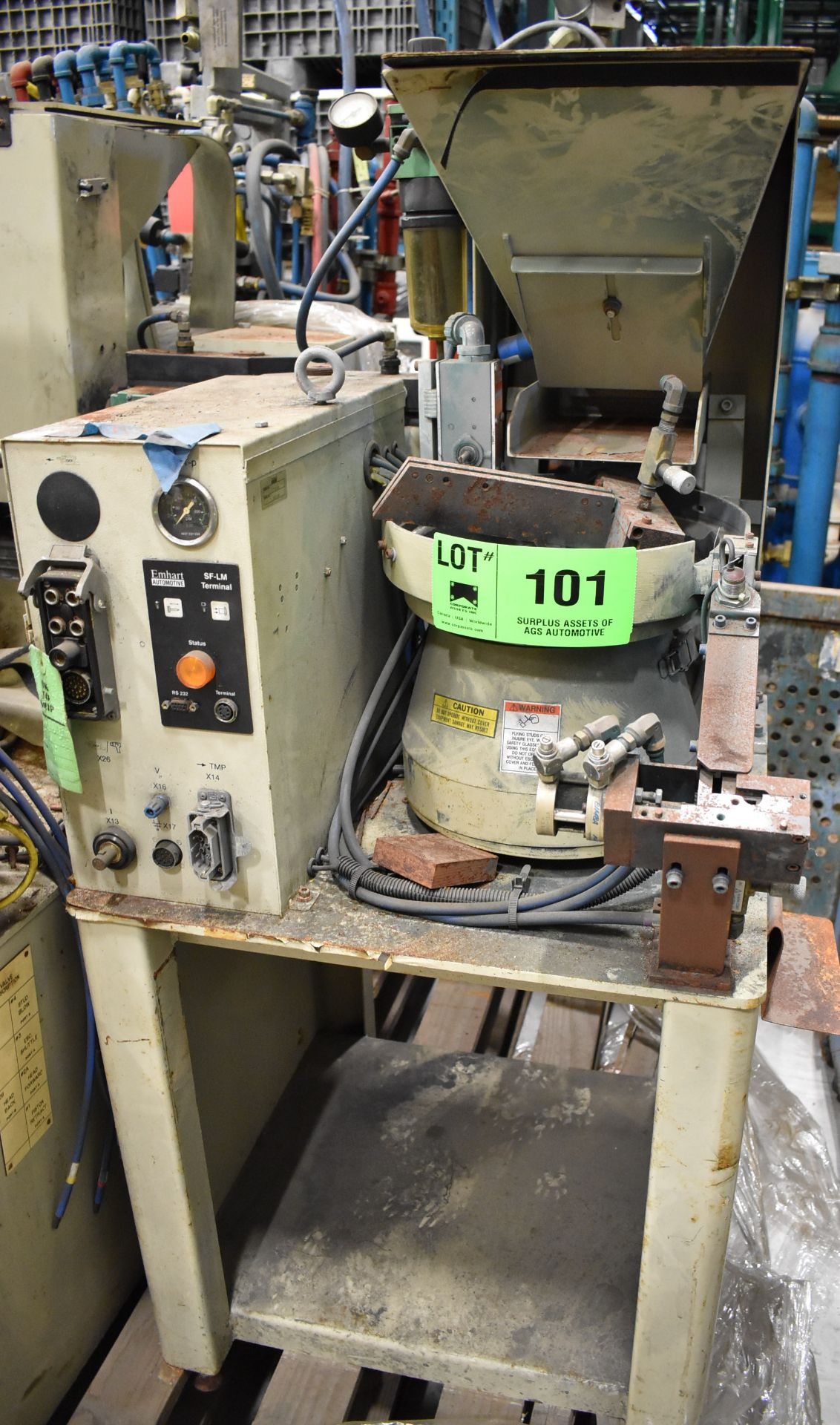 LOT/ (5) MFG. UNKNOWN VIBRATORY BOWL FEEDER/INSERTION MACHINES (CI) - Image 2 of 6