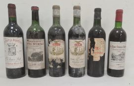 Two bottles of 1955 Calvet Clos du Moulin, one bottle of 1994 Chateau De Ferrand Saint-Emilion,