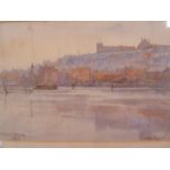 Elizabeth Drake (early 20th century school) Watercolour  "Whitby", signed and dated lower left 1913,