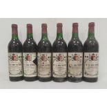 Six bottles of 1970 Chateau le Bon Pasteur Pomerol (6)  (Provenance - this lot has been stored in
