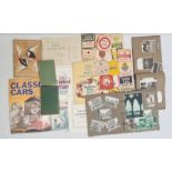 Quantity vintage photographs, ephemera, beermats and other items (2 boxes)  Condition Reportplease