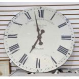 Reproduction quartz wall clock marked 'Royal Observatory, Greenwich Clock Company, London'