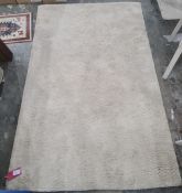Modern cream ground rug