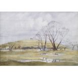 H McDowall (20th century) Watercolour  Winter Landscape , signed lower left, 25.5cm x 36.5cm  Arthur