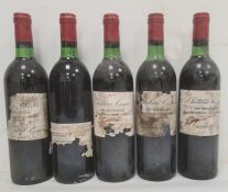Five bottles of 1979 Chateau Cissac (5)  (Provenance - this lot has been stored in a manor house