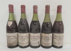 Five bottles of 1967 Morey-St Denis Clos de la Bussiere (5)  (Provenance - this lot has been