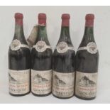 Four bottles of 1961 Morin Chateau de la Tour Clos-Vougeot (4)  (Provenance - this lot has been