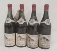 Four bottles of 1961 Morin Chateau de la Tour Clos-Vougeot (4)  (Provenance - this lot has been