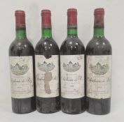 Four bottles of Chateau de Pez St. Estephe to include two bottles 1975, one of 1979 and the other