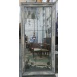 Large rectangular mirror in painted and moulded frame, 99cm x 209cm  Condition ReportSee added