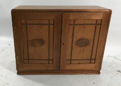 Ramana Allaness Habana two-door cabinet on plinth base, 64cm x 48cm