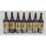 Seven bottles of vintage port from Quellyn Roberts & Co, Chester (five bottles hand-inscribed with