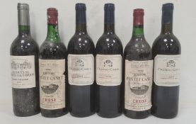 Three bottles of Chateau Camail 1994, two bottles of 1966 Chateau Pontet Canet and one bottle of