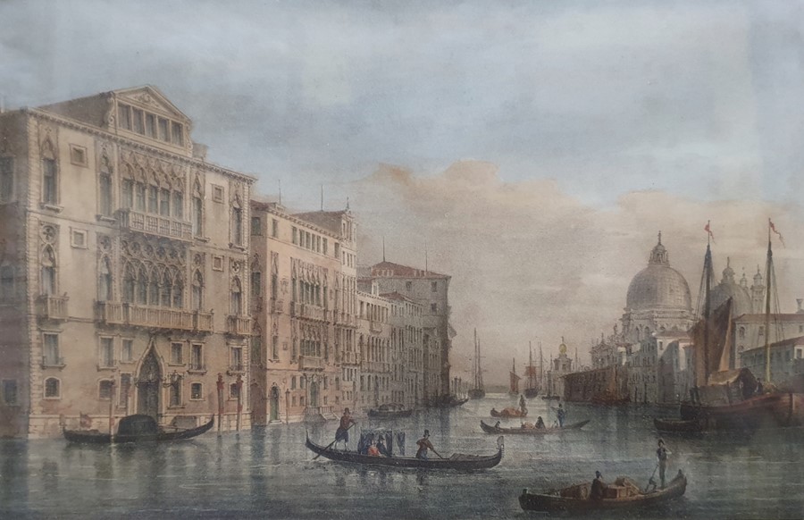 After Giovanni Pividor (1812-1872)  Coloured lithographs Six Venetian views, each 16cm x 25cm (6) - Image 3 of 7