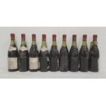 Nine bottles of 1969 Bonnes-Mares Grand Cru , Domaine de Groffier a Morey-St Denis (seven with