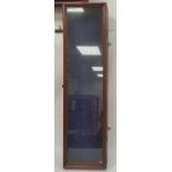 Rectangular glazed display case, 127cm long