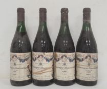 Four bottles of 1966 Chassagne-Montrachet, bottled by Justerini & Brooks, New Bond Street (4)  (