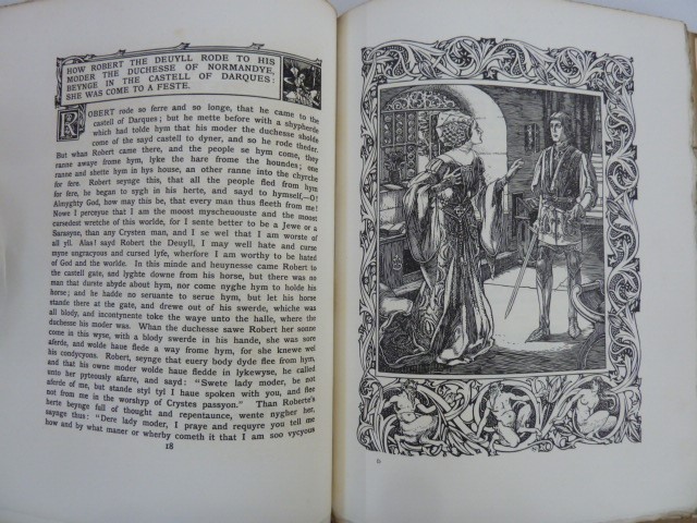Thoms, William John  'Early English Prose Romances ' 3 vols, publ. Otto Schulze (1904), vol. I ' - Image 3 of 3