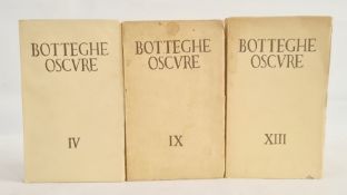 Mondadori Arnoldi (ed) Botteghe Oscure Quaderno IX 1952  - to include Dylan Thomas '
