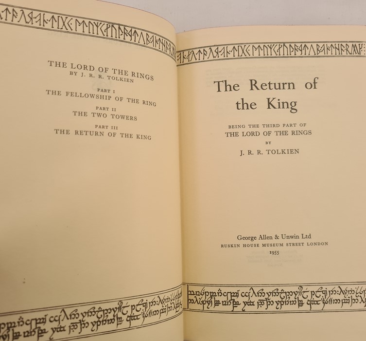 Tolkien, J R R  "The Two Towers, being the second part of the Lord of the Rings", George Allen Unwin - Image 11 of 14