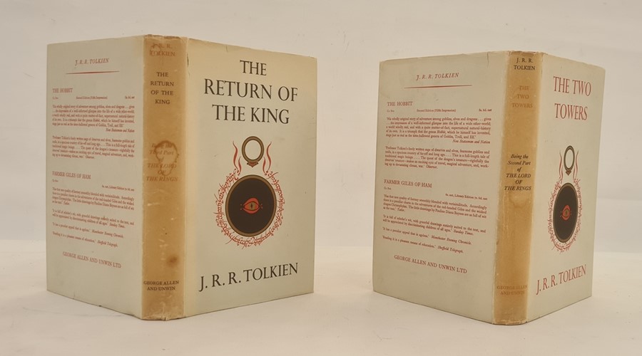 Tolkien, J R R  "The Two Towers, being the second part of the Lord of the Rings", George Allen Unwin - Image 2 of 14