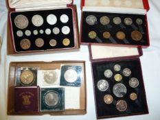 Large quantity of coins including 1950 and 51 spec sets 1937 specimen set including maundy pre 20