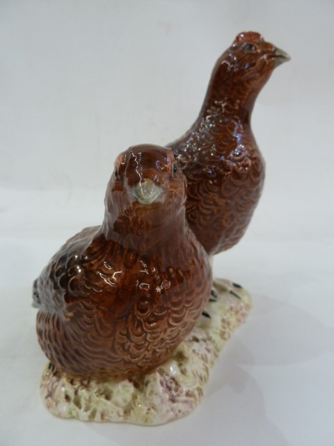 Beswick Grouse group 2063  Part of the Wildfowl and Wetlands Trust Collection - Image 2 of 3