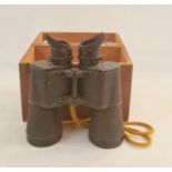 WWII Imperial Japanese Aviation and Submarine Type 1 Nippon Kagaku KK Nikko 10x70 binoculars with