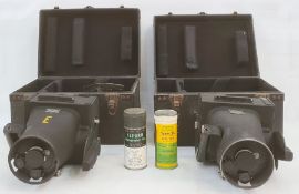Two WWII US Airforce Fairchild K-20 aircraft camera cases in boxes (2)  Part of the Wildfowl and
