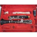 Boosey & Hawkes clarinet, cased (incomplete)