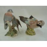 Beswick model Turtle Doves 1022 and Jay 1219 (2)  Part of the Wildfowl and Wetlands Trust Collection
