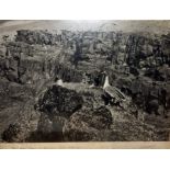 Mid 20th century  Photographs "Pink Footed Geese Kiossargil, Central Iceland", signed