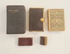 Miniature books:  "Small Rain Under the Tender Herb", 12th edition, London, The Religious Tract