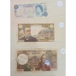 Bank note collection (37), consisting of UK notes, varied state Bradbury £1.00 E52 208764, Forde