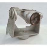 WWII Japanese monocular, steel mount and case, unmarked  Part of the Wildfowl and Wetlands Trust