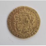 George III gold quarter guinea 1762