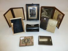 Collectables - vintage fold out mirror, picture frames, Kodak negative albums,  etc.Condition