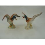 Two Beswick model mallards, no.749 and 750 (2)  Part of the Wildfowl and Wetlands Trust Collection