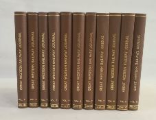 Bound volumes of "The Great Western Railway Journal" dating from 1992 to 2013 and bound volumes