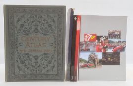 Three Ferrari annuals 1995, 1996 and 1997, The illustrated London News and The Century Atlas (5)