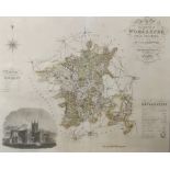 Greenwood, C & I map of the County of Worcester from an actual survey made in the years 1820 and