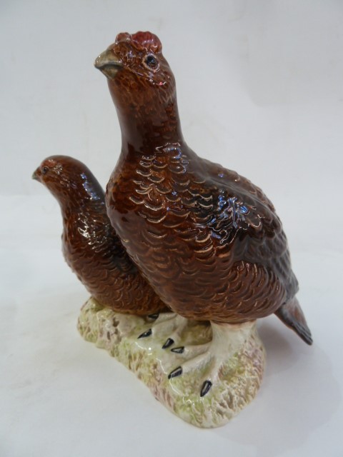 Beswick Grouse group 2063  Part of the Wildfowl and Wetlands Trust Collection