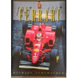 Ferrari 1947 - 1997 wall hanging photograph collection with preface by Michael Schumacher and a
