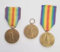Three Victory medals, The Great War for Civilisation 1914 - 19 awarded to '94307, SPR G W COLLINS