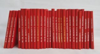 Bound copies of Locomotives Illustrated, 28 vols