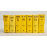 Wisden Cricketers Almanac 2010, 2012, 2013, 2014, 2017, 2018 and 2019, all with dj
