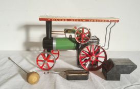 A Mamod model steam engine TE1a with original booklet